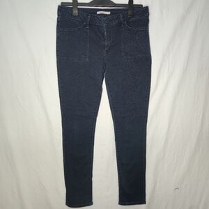 Levi's Ladies 711 Skinny Dark Wash Denim Blue Jeans Size 31